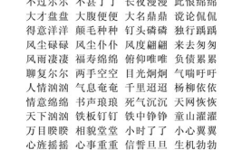 四字成语
